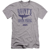 Jaws Quint's Men's Ultra-Soft 30/1 Cotton Slim Short-Sleeve T-Shirt